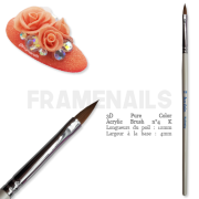 Pinceau 3D Pure Color n°4 Kolinsky