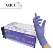 Gants Nitrile Purple Wave L