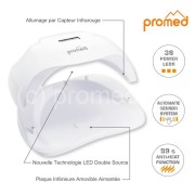 Lampe PROMED UV-LED All In One 54W Lampe PROMED UV-LED All In One 54W
