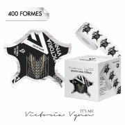 Salon Nail Forms Black VICTORIA VYNN (400pcs)
