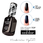 Gel Polish Top No Wipe Unblue 8ml