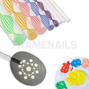 Acrylic Tubes Nails & Mandala (8pcs) Acrylic Tubes Nails & Mandala (8pcs)