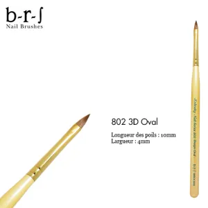 Pinceau BRS 802 3D Design Oval Pinceau BRS 802 3D Design Oval