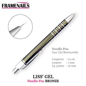 Needle Pen For Nail Art Bronze