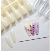 Capsules Nail Art Coffin Natural (x240) Capsules Nail Art Coffin Natural (x240)
