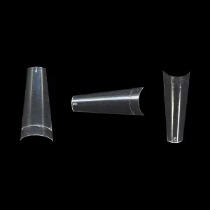 Coffin Tips Clear (Sachet 500pcs)