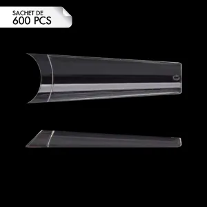 Coffin Tips XXL Clear (Sachet 600pcs) Coffin Tips XXL Clear (Sachet 600pcs)