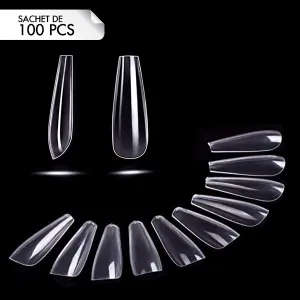 Tips Ballerine Clear Boîte de 100pcs Tips Ballerine Clear Boîte de 100pcs