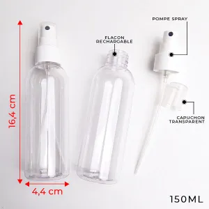 Flacon Vide Transparent 150ml