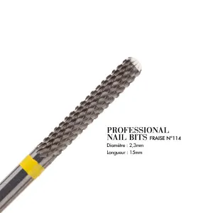 Fraise Cylindrique N°114 - Extra Fine Fraise Cylindrique N°114 - Extra Fine