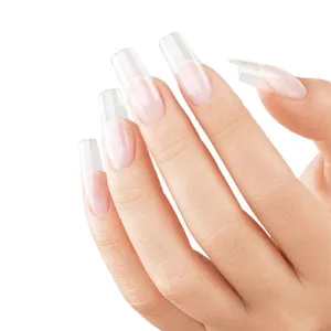 Capsules américaines Medium Square SOFT GEL TIPS Boîte 500pcs 