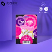 Recharge Pododisc M feuilles blanches grain 80 (50pcs) Staleks Recharge Pododisc M feuilles blanches grain 80 (50pcs) Staleks