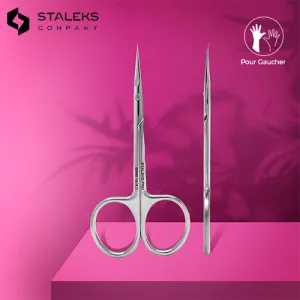 Ciseaux Cuticules Pour Gaucher - Expert Line 13/3 Staleks