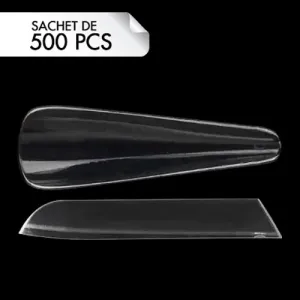 Amande Russe Tips Clear (Sachet 500pcs)