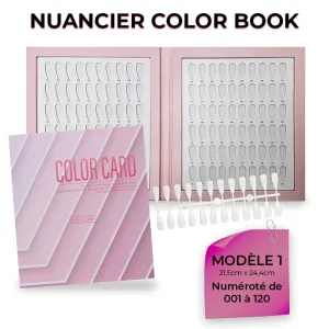Nuancier Color Book Modèle 1 120pcs Nuancier Color Book Modèle 1 120pcs