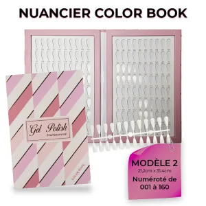 Nuancier Color Book Modèle 2 160pcs Nuancier Color Book Modèle 2 160pcs