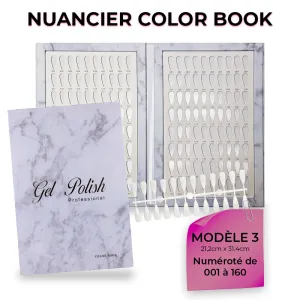 Nuancier Color Book Modèle 3 160pcs Nuancier Color Book Modèle 3 160pcs