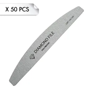Diamond File Half Moon Zebra 100/180 (x50pcs) Diamond File Half Moon Zebra 100/180 (x50pcs)