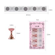 Supports Capsules Aimantés Rose Gold 5pcs