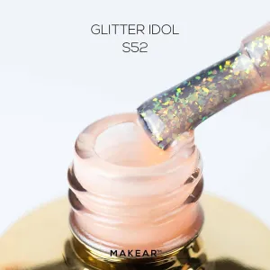 Gel Polish Premium Glitter S52Glitter Idol Gel Polish Premium Glitter S52Glitter Idol