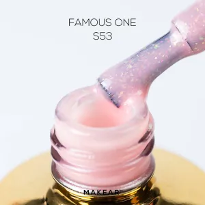 Gel Polish Premium Glitter S53Famous One Gel Polish Premium Glitter S53Famous One