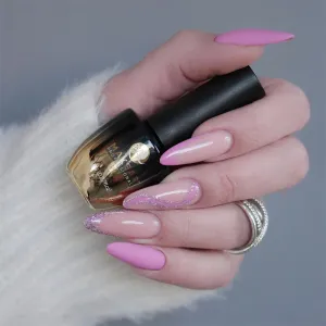 Gel Polish Premium Glitter S45 Hugo Rose Gel Polish Premium Glitter S45 Hugo Rose
