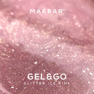 Gel&Go GG21 Glitter Ice Pink 15ml Gel&Go GG21 Glitter Ice Pink 15ml