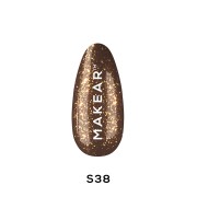 Gel Polish Premium Glitter S38 