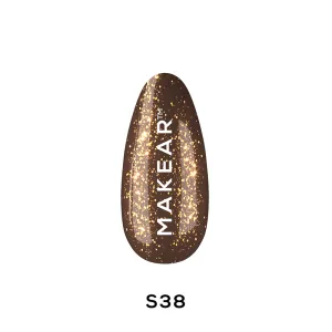 Gel Polish Premium Glitter S38 