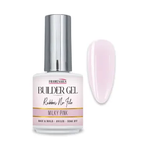 Builder Gel Rubber No File Milky Pink 15ml Builder Gel Rubber No File Milky Pink 15ml