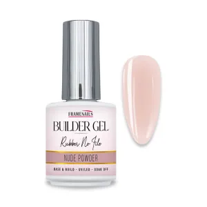 Builder Gel Rubber No File Nude Powder 15ml Builder Gel Rubber No File Nude Powder 15ml