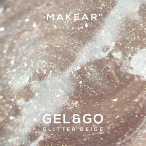 Gel&Go GG25 Glitter Beige 50ml Gel&Go GG25 Glitter Beige 50ml
