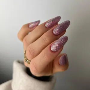 Gel Polish Premium Glitter S45 Hugo Rose Gel Polish Premium Glitter S45 Hugo Rose
