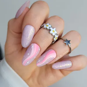 Gel Polish Premium Glitter S51Violet Groovy Gel Polish Premium Glitter S51Violet Groovy
