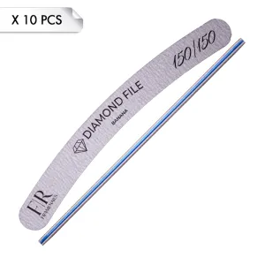 Diamond File Banana Zebra 150/150 (x10pcs) Diamond File Banana Zebra 150/150 (x10pcs)
