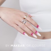 Gel Polish Premium Glitter S58 Pink Star Makear Gel Polish Premium Glitter S58 Pink Star Makear