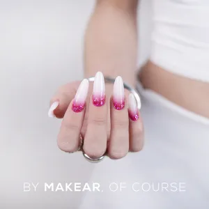 Gel Polish Premium Glitter S58 Pink Star Makear Gel Polish Premium Glitter S58 Pink Star Makear