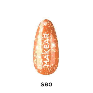 Gel Polish Premium Glitter S60 Copper Star Makear Gel Polish Premium Glitter S60 Copper Star Makear