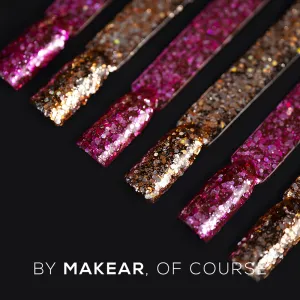 Gel Polish Premium Glitter S60 Copper Star Makear Gel Polish Premium Glitter S60 Copper Star Makear