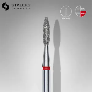 Fraise Diamant Rouge Flamme Fine - 14 Staleks Fraise Diamant Rouge Flamme Fine - 14 Staleks