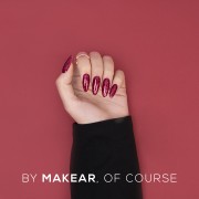 Gel Polish Premium Glitter S61 Cherry Star Makear