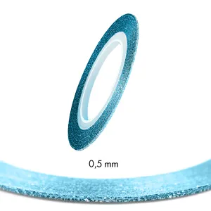 Stripping Tapes Glitter Sky Blue 0.5mm Stripping Tapes Glitter Sky Blue 0.5mm