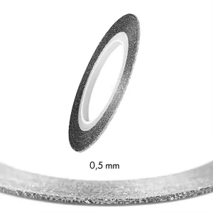 Stripping Tapes Glitter Silver 0.5mm Stripping Tapes Glitter Silver 0.5mm