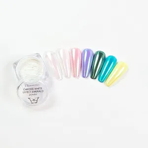 Chrome White Effect Emerald Chrome White Effect Emerald
