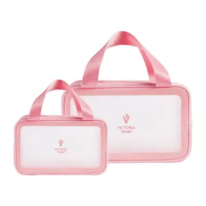 Cosmetic Bags Pink Duo VICTORIA VYNN Cosmetic Bags Pink Duo VICTORIA VYNN