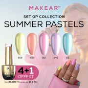 Set Gel Polish Regular Summer Pastels (4+1) Makear Set Gel Polish Regular Summer Pastels (4+1) Makear