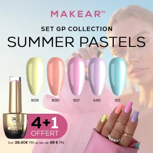 Set Gel Polish Regular Summer Pastels (4+1) Makear Set Gel Polish Regular Summer Pastels (4+1) Makear
