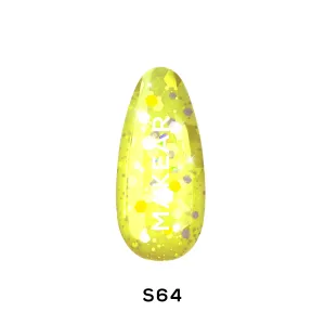 Gel Polish Premium Glitter Stars S64 Makear Gel Polish Premium Glitter Stars S64 Makear