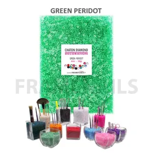 Chatons Diamond Déco Green Peridot (160gr) Chatons Diamond Déco Green Peridot (160gr)