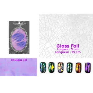 Glass Foils couleur 10 Glass Foils couleur 10